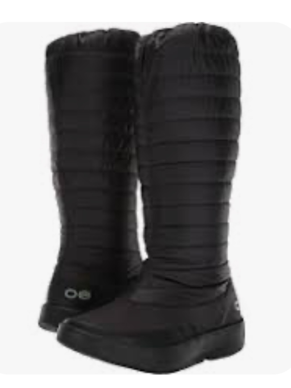 Oofos Black OOMG Recovery Boots
